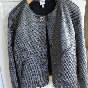 Giorgio Armani Women's Gray Textured Jacket